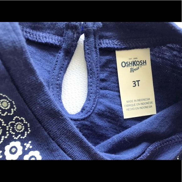 Girl’s Blue Cotton Dress 3T NEW WITHOUT TAGS - Picture 4 of 7